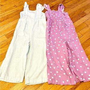 Lot of Carter’s Girl’s Rompers Size 7
